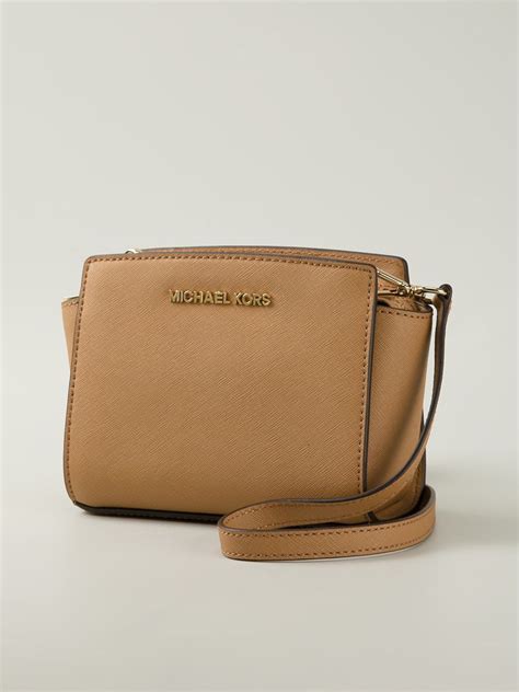 michael kors mini selma vanilla|Michael Kors Women's Selma Stud Mini Crossbody Bag No Size .